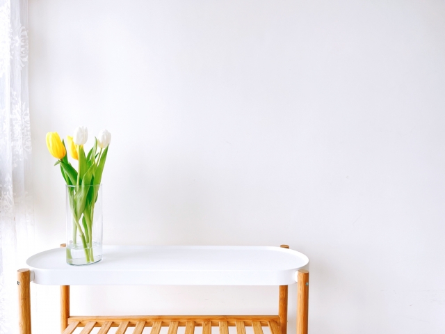 すっきりした棚